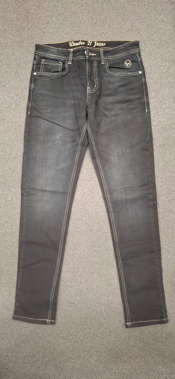 Wonder 21 Men’s Premium Black Slim Fit Jeans