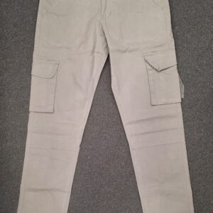 Wonder 21 Men’s Premium Beige Slim Fit Cargo Pants
