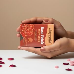 Clayveda Vitamin C Clay Soap – For Skin Radiance & Deep Cleansing